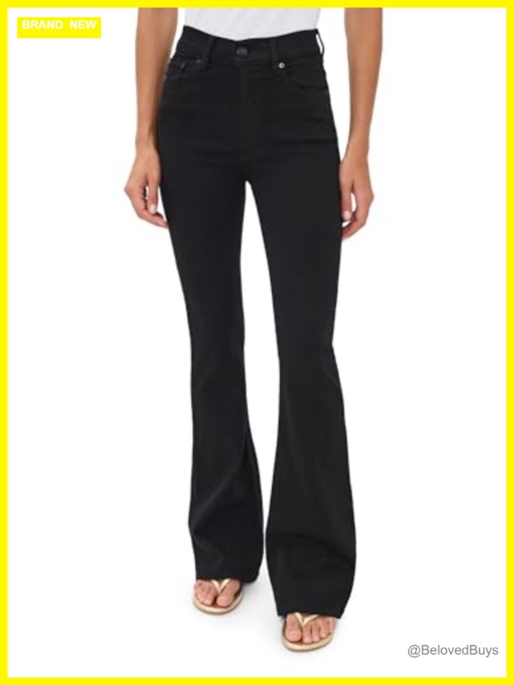 High Rise Bootcut Jeans Super Stretch Denim Instasculpt Technology